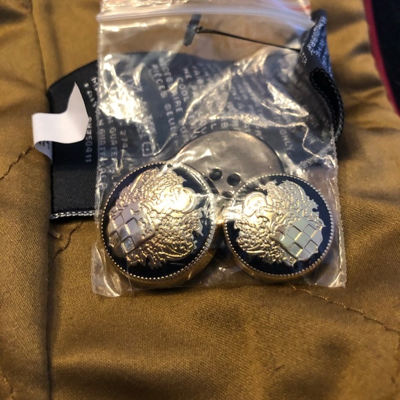 Vince Camuto Military Bomber Jacket - Picture 7 of 9